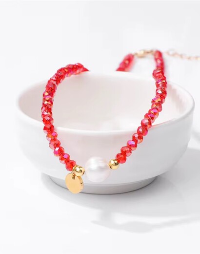 Handmade collarbone necklace pearl pendant