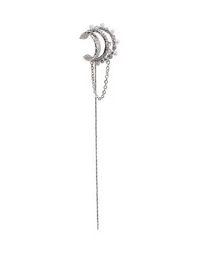 Pearls tassel ear cuffs
